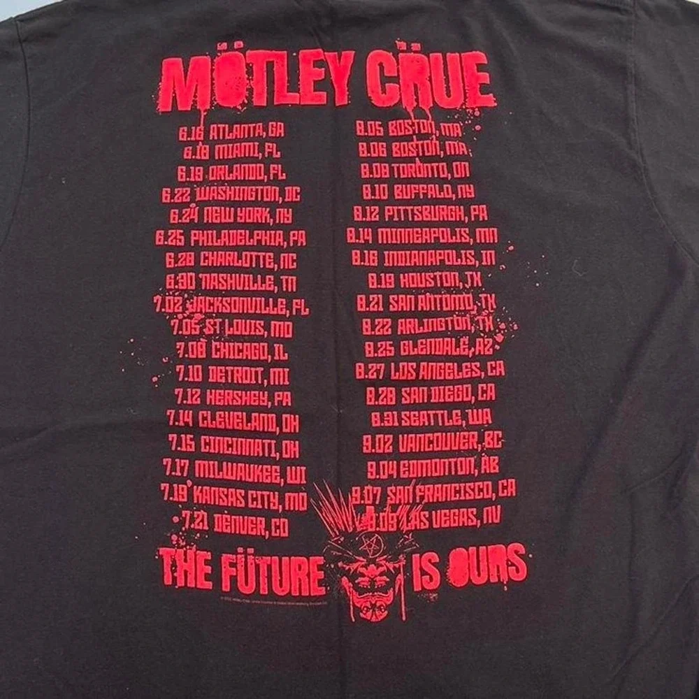 Motley Crue The Future Tour Band Tshirt